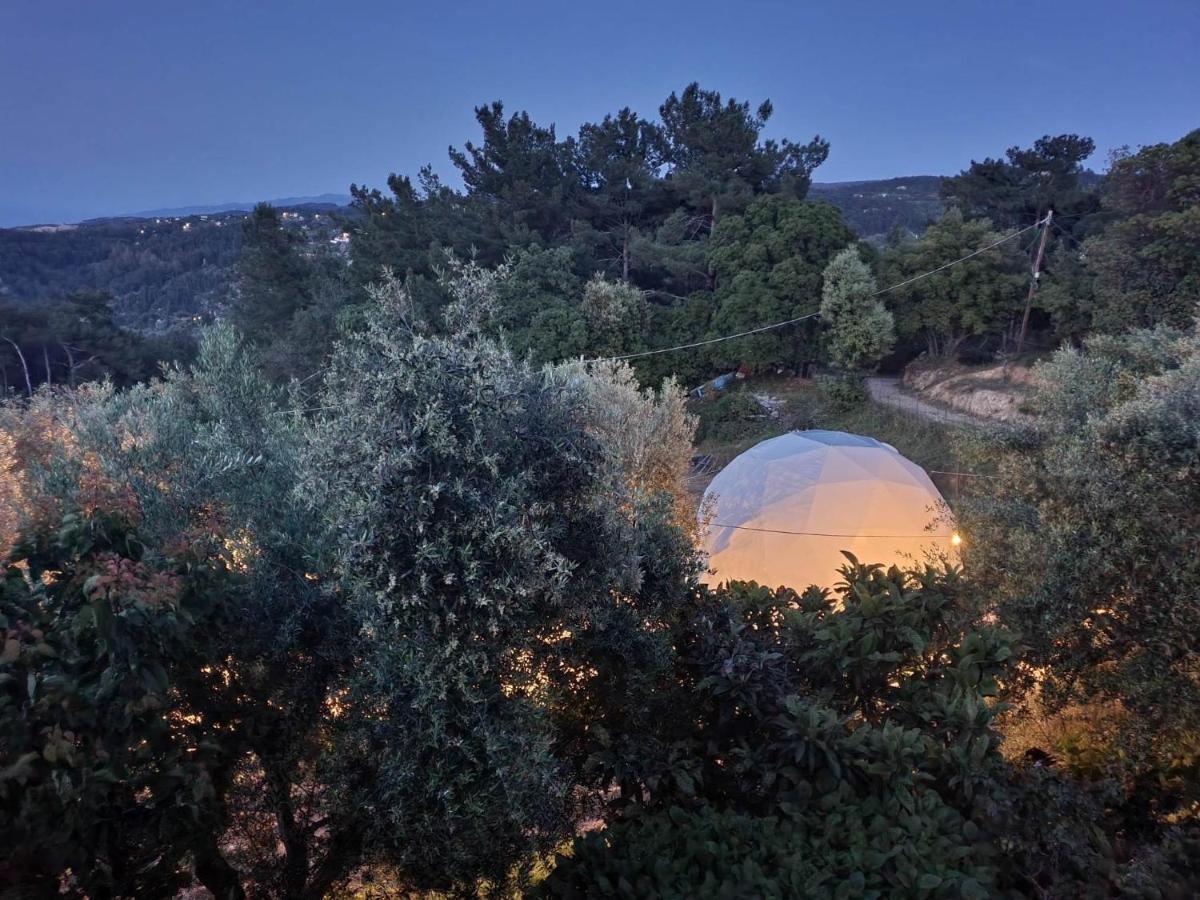 Luxury Dome Tents Ikaria Ap'Esso2 Raches  Exteriör bild