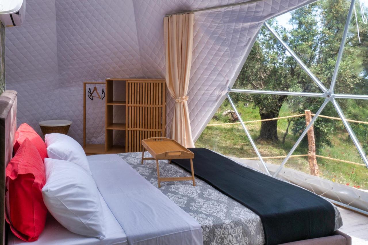 Luxury Dome Tents Ikaria Ap'Esso2 Raches  Exteriör bild