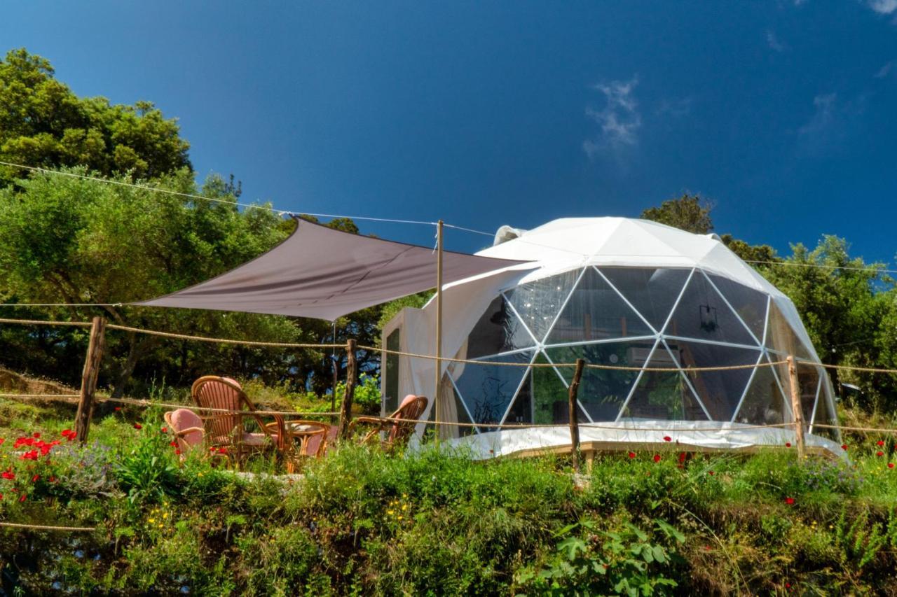 Luxury Dome Tents Ikaria Ap'Esso2 Raches  Exteriör bild
